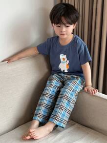 Dazy Kids Toddler Boys Home Clothes For Fall - Blue - View 7