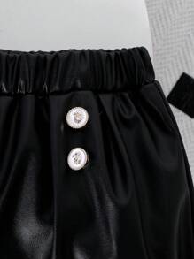 3pcs/Set Baby Girl Spring&Summer Street Style,Short Sleeves Solid Shirt&Bowknot Decoration Slip Coat &Short Pants