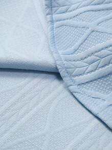 Manfinity Homme 男士度假休闲风，INS搭配时尚短袖衬衫和短裤套装，夏威夷海滩度假、音乐节和日常装扮，送给男朋友或老公的礼物。舒适的服装 - 藍色 - 查看 7