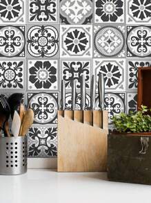1 卷地中海风格加厚防水自粘厨房和浴室装饰墙贴，3 种尺寸可选：11.81*47.24、11.81*94.49、11.81*141.73 英寸 - 彩色 - 查看 10