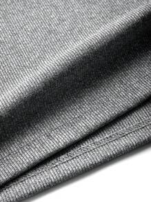 Gym Rark Camiseta deportiva de manga larga con cuello redondo y estampado de letras para hombre - Gris - Ver 7