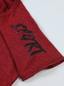 Manfinity Sport Corelite New Men's Casual Sports Fitness T-Shirt, Stretch, Quick-Drying, Breathable And Compressive Top, Suitable For Fitness And Sports Activities.