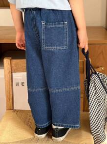 Dazy Kids 男童牛仔裤 - 藍色 - 查看 3