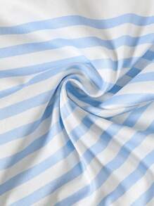 SHEIN Playful Pals 3件套男婴夏季可爱海洋生物印花短袖连体衣