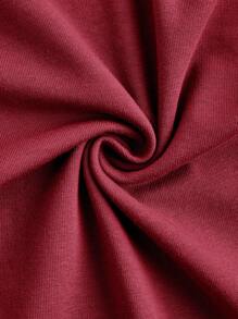 SHEIN Essnce 3pcs/Set Women Long Knit Sleeveless Sweater Top In Multi-Colors - Burgundy - View 10