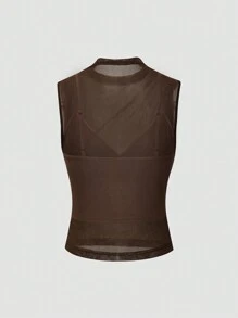 Chiquease 2 件套女士雪纺褶皱吊带背心