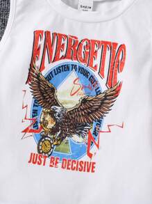 Young Girl Knit Cute Girl Graphic Round Neck T-Shirt - White - View 5