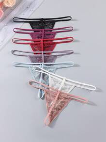 7pcs/Pack Women Sexy Underwear, Minimalist & Fashionable For Casual Everyday Wear