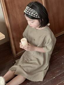 DAZY 年轻女孩秋装 - 卡其色 - 查看 2