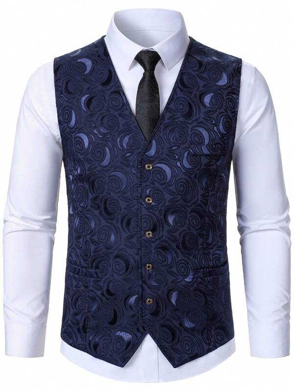 Manfinity Mode Men's Casual & Simple Fashionable Suit