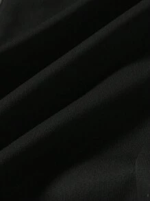 Manfinity EMRG Quần nỉ cạp rút họa tiết chắp vá màu tương phản thường ngày cho nam - Nhiều màu - Xem 3