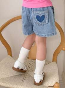 Dazy Kids Young Girls Denim Shorts, Fall Clothing