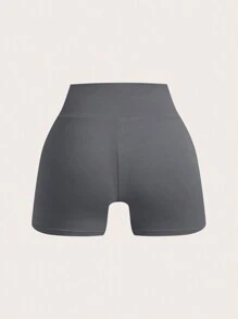 SHEIN EZwear Bộ đồ ngoài trời nhiều mảnh màu xám đậm, thời trang đơn giản, mặc thường ngày - Màu xám đen - Xem 7