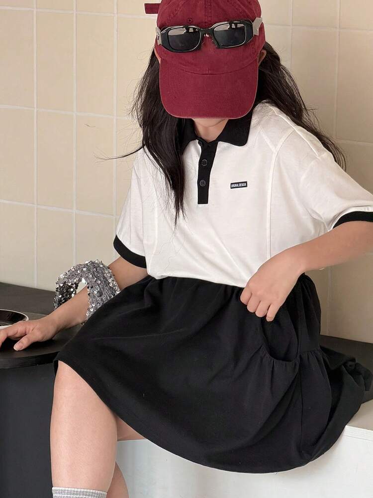 2pcs/Set Tween Girls' Fall/Autumn Clothes,Back To School Clothes