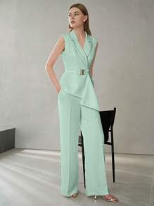 MOTF PREMIUM ÁO GIÉT VẢI ĐỈNH VAI KHÔNG ĐỐI XỨNG - màu xanh lá - Xem 7