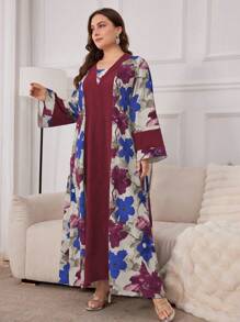 Al Najma جلابيات قفاطين تصميم عربي بسيط وأنيق للارتداء اليومي بحجم كبير