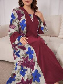 Al Najma جلابيات قفاطين تصميم عربي بسيط وأنيق للارتداء اليومي بحجم كبير