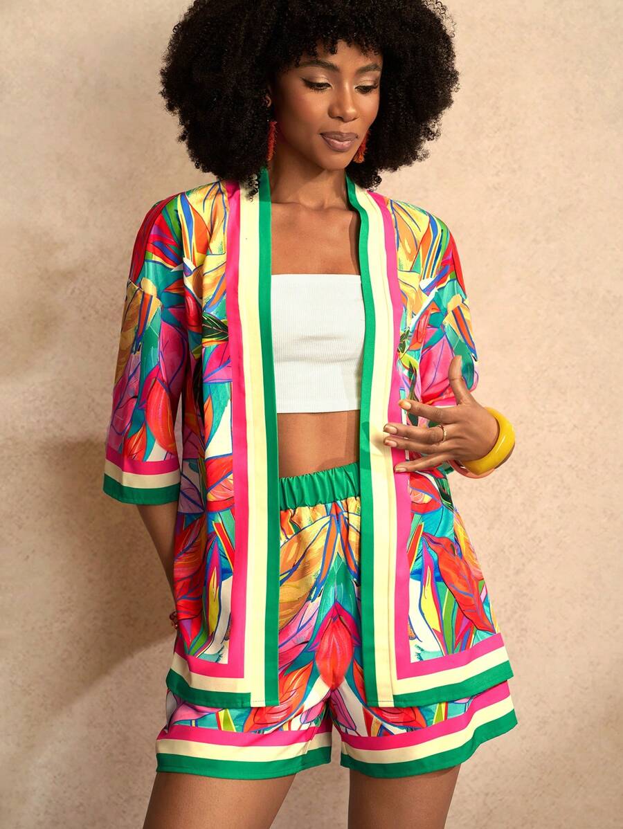 Zivah Conjunto de roupa casual feminina para festival de música primavera/verão, Páscoa, faroeste, boho, Nashville, adequado para festa de aniversário, formatura, estilo de vida estudantil, uso diário, férias, viagem de cruzeiro, praia, banho de sol