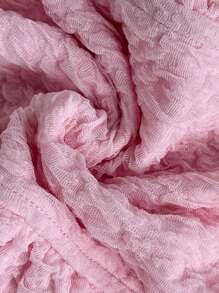 Soleia 性感休闲度假荷叶边金属扣合身衬衫 - 粉色 - 查看 7