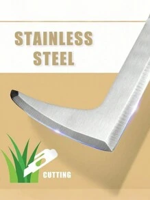 SHEIN 1pc Garden Weeding Tool - Weeding Puller, L-Shaped Manual Crack Weeder. Extractor Removal, Agricultural Bonsai Supplies Hand Tool
