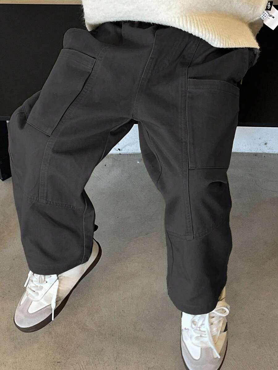 Dazy Kids Kids Autumn Clothes, Young Boy Big Pocket Pants