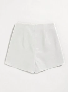 Chiquease 纯色休闲短裤，简约时尚，适合日常穿着