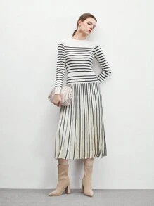 CUCCOO BIZCHIC Women Plus Size Chunky Heel Pointed Toe Suede Knit Ankle Boots, Apricot Color, Suitable For Commute, Date, Party And Gathering New Year Holiday - Apricot - View 10