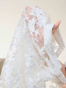 Anewsta Women Elegant Chiffon Jacquard Blouse