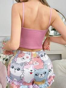 女士睡衣上装 - 彩色 - 查看 2