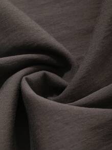 Dazy-Less Patchwork Straight Midi Dress Old Money Style Business Casual Women - Dark Grey - View 7