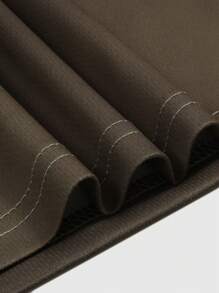 ROMWE MEN Prep 男式字母印花长袖二合一足球球衣款式 T 恤 - 彩色 - 查看 3