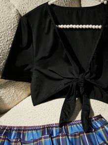 Fantasy Costume Set de 4 piezas de lencería de cosplay para tallas grandes - Multicolor - Ver 8