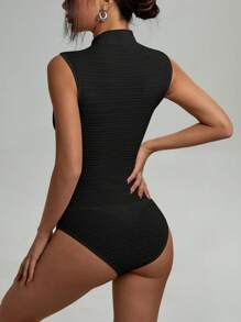 SHEIN Essnce Women's Casual Simple Stylish Everyday Bodysuit
