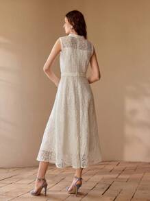 MOTF VÁY REN KHÔNG TAY CÓ KHÓA KÉO Ở SAU - trắng - Xem 7