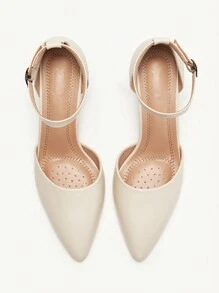 CUCCOO CHICEST Women's Fashion Elegant Apricot Ankle Strap High Heel Pumps, Suitable For New Year, Valentine's Day, Bride, Banquet, Wedding, Date, Holiday, Party Spring Shoes Spring Break Easter Prom Heels