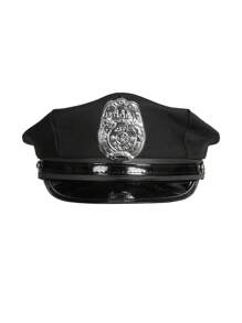 Disfraz de lencería cómoda y transparente de mujer de oficial de policía - Negro - Ver 8