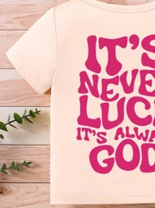 Mùa hè mới tươi mát bé gái dâu tây in hình trái cây áo thun ngắn tay màu hồng - Hồng - Xem 4