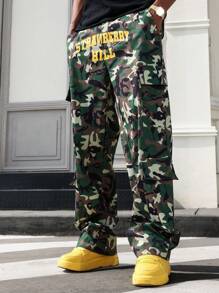 PAVTROS Manfinity Streetrush Men's Casual Simple Minimalist Everyday Pants - Multicolor - View 5