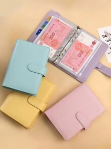 1 件预算活页夹，现金理财袋，带现金信封的 A6 预算活页夹，预算活页夹信封，用于预算资金、货币收集、卡片、票证收集（有多种颜色可供选择），波西米亚风 - 彩色 - 查看 6