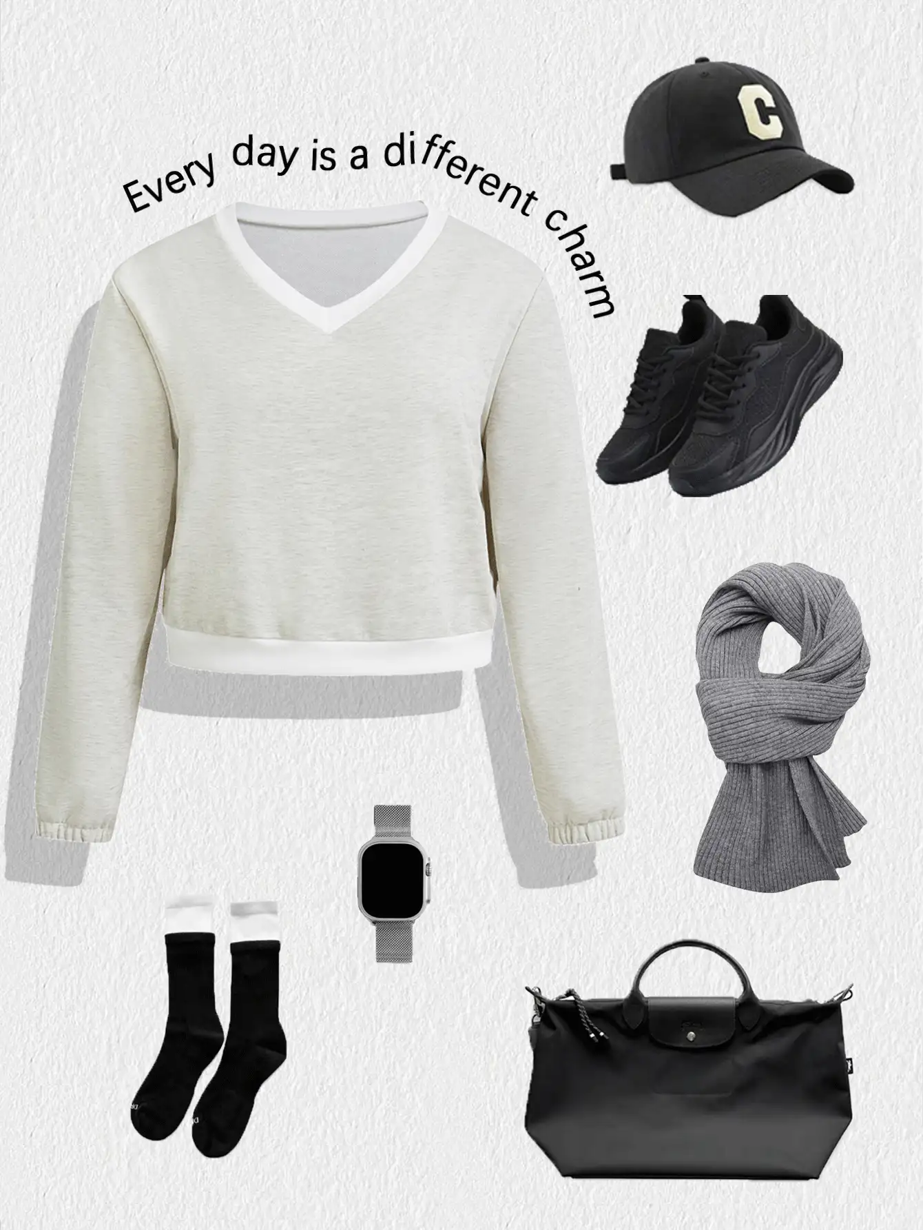 Easithlete Plus Size Women Contrast Color Block Casual Sporty Sweatshirt - Black - View 3