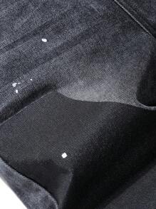 Quần Jeans ống đứng ôm màu xám đậm thời trang phong cách Âu Mỹ cho bé trai tuổi mới lớn - Màu xám đen - Xem 5