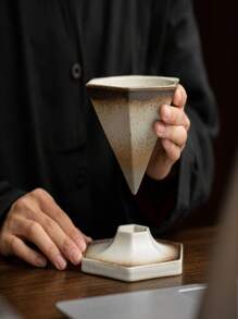 1 件北欧风格陶瓷咖啡杯，高美感 IG 下午茶拿铁杯，大容量马克杯，适合家庭喝水，节日礼物，生日祝福，派对用品，送给男朋友/女朋友的礼物 - 彩色 - 查看 6