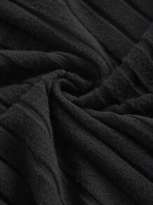 SHEIN 3 piezas Camiseta de punto acanalado de cuello redondo para maternidad de manga larga - Multicolor - Ver 11