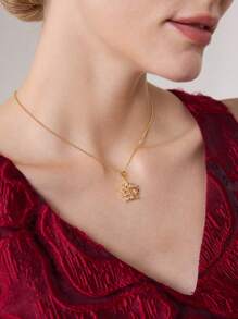 MOTF PREMIUM FASHIONABLE & ELEGANT SILVER-COLOR STAR SPARKLE EARRINGS & NECKLACE JEWELRY SET