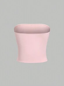 Sweetra Top de camiseta versátil con volantes sexy, cómodo para llevar por capas o por sí solo