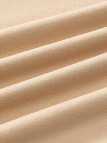 SHEIN 3-Piece Maternity Round Neck Long Sleeve Bodycon T-Shirt Set, Casual - Army Green - View 3