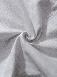 Bragas de algodón suave para niñas preadolescentes, gris - Gris - Ver 5