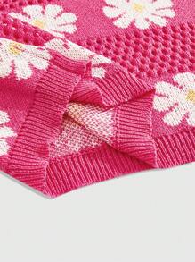 ROMWE MEN Casual Áo len nam tay ngắn thường ngày xuân/hè - Màu Hồng Tươi - Xem 8