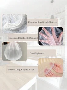 10 pièces Housses de protection jetables transparentes de 45/65/100 cm pour appareils ménagers avec bande élastique. Protecteurs de meubles anti-poussière épaissis. Convient aux petits appareils électroménagers tels que fours, autocuiseurs, blenders, grille-pain, friteuses à air, autocuiseurs électriques. Convient pour l'école, le bureau, la maison, les déplacements, les sacs, le stockage