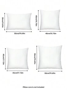 1 set de 4 taies d'oreiller de couleur rose clair unicolore, taie d'oreiller personnalisable avec photo, style moderne doux, convient pour le salon, la chambre à coucher, la décoration du canapé, certifié Oeko-Tex